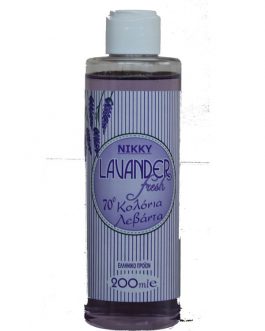 Nikky Lavender Fresh – 70° Κολώνια Λεβάντα 200ml